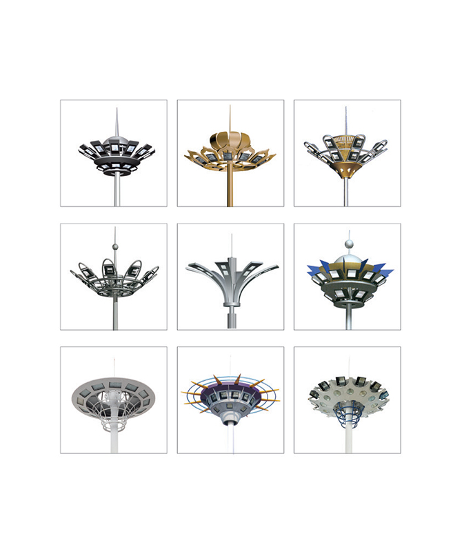 GGD-007/GGD-008/GGD-009/GGD-010/GGD-011/GGD-012/GGD-013/GGD-014/GGD-015 높은 극 가로등 램프