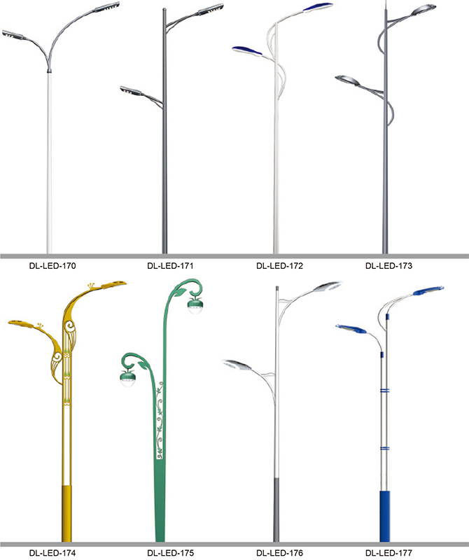 DL-LED-170 ~ DL-LED-177 고전력 LED 가로등