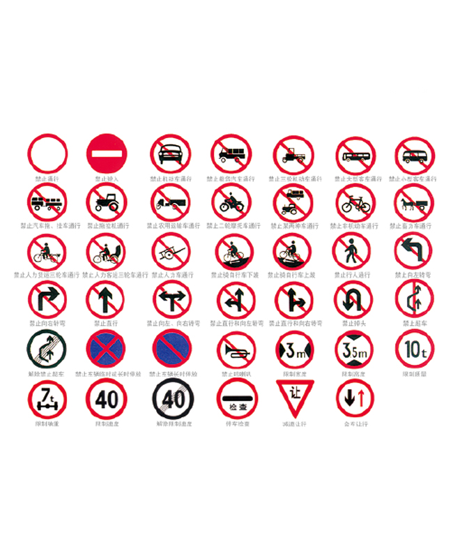 금지 표시 트래픽 금지 신호
