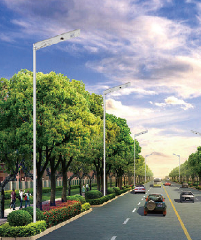 Tyn-057 통합 된 태양 거리 조명